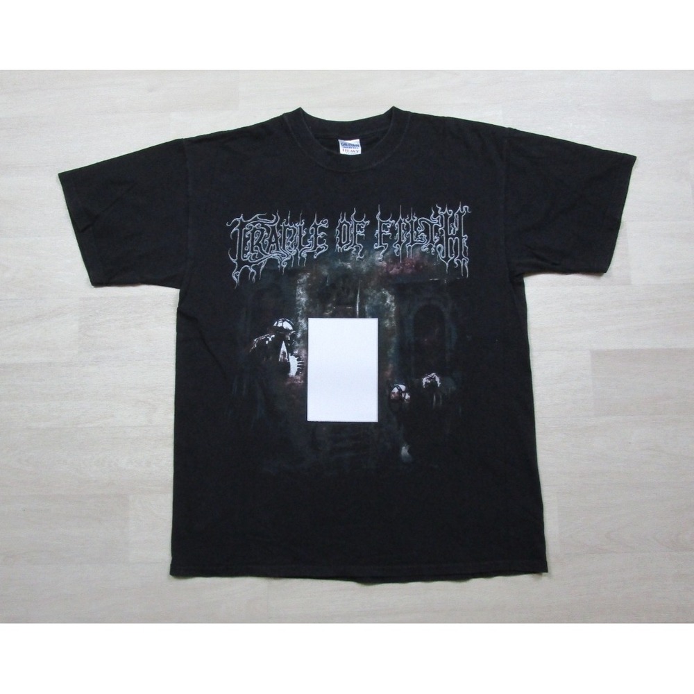 Vintage Y2K‎ Cradle Of Filth Gilded C*** T Shirt Men's (L) Metal Band Tour 2004